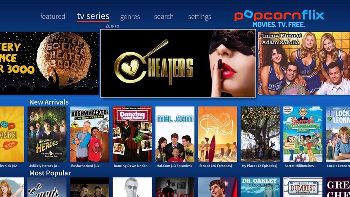 học tiếng anh qua Popcornflix