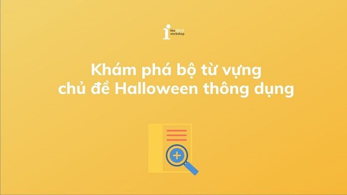 từ vựng Halloween