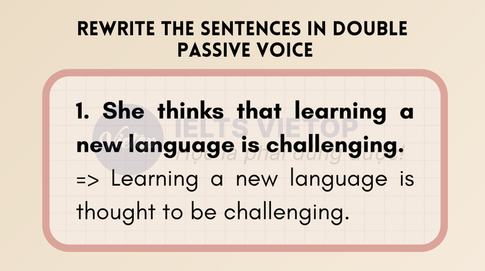 special passive voice exercises