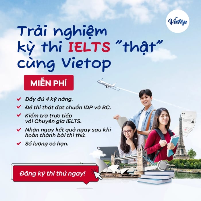 Trải nghiệm thử sức với bài kiểm tra IELTS miễn phí tại Mytour