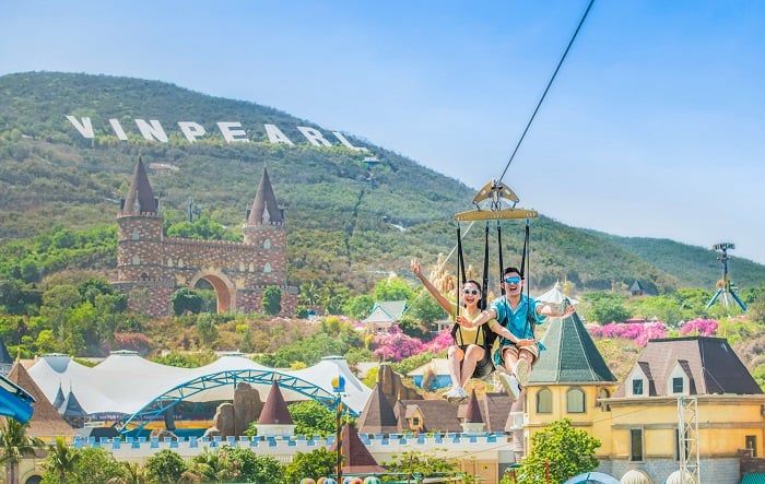 Mô phỏng đường dây Zipline phá kỷ lục 3 lần tại khu vườn cổ tích Fairy Land