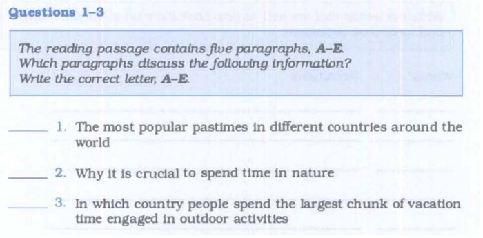 Đề bài Matching Information 1