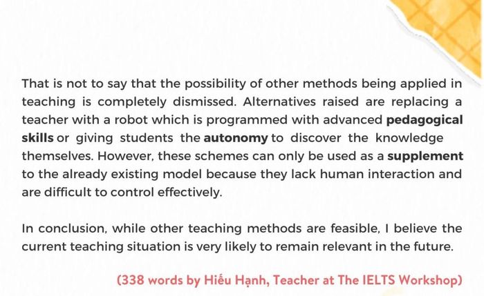 Teaching Context in IELTS Writing Task 2