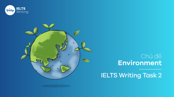 Chủ đề Environment – IELTS Writing Task 2