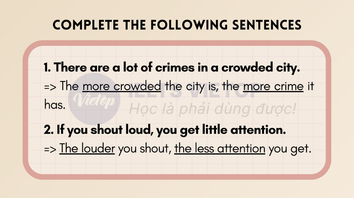 Exercise 4: Rewrite the following sentences while maintaining the same meaning