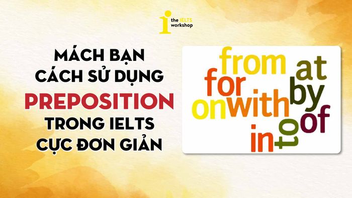 cách sử dụng giới từ trong ielts