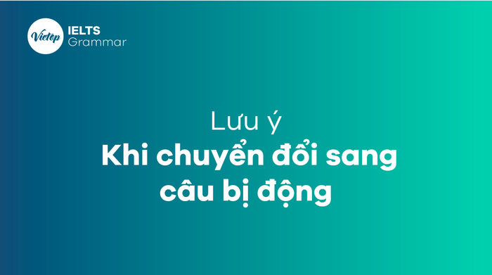 Câu bị động