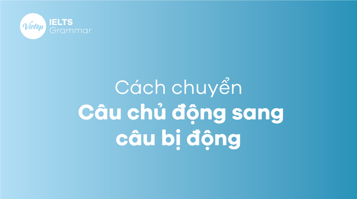 Câu bị động