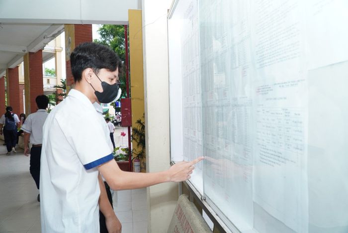 Học sinh dự thi tại Trường THPT Bùi Hữu Nghĩa (quận Bình Thủy, TP Cần Thơ) - Ảnh: THÁI LŨY