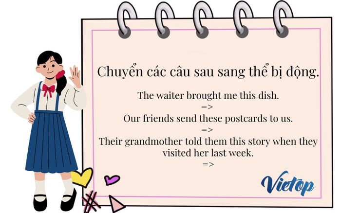 Bài tập về câu bị động Thì hiện tại đơn và quá khứ đơn