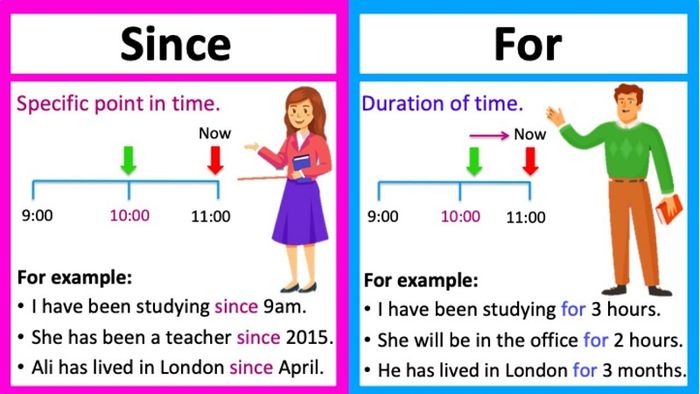 What are Since and For?