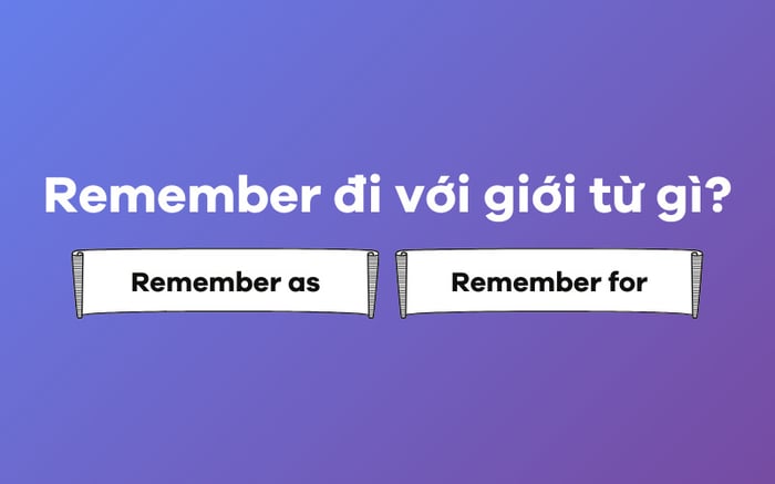 Nhớ đi với giới từ nào?