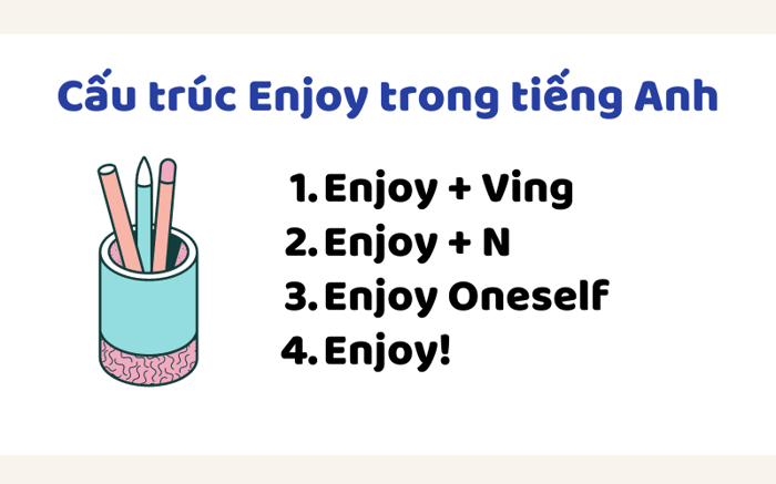 Enjoy + what? Enjoy structure in English