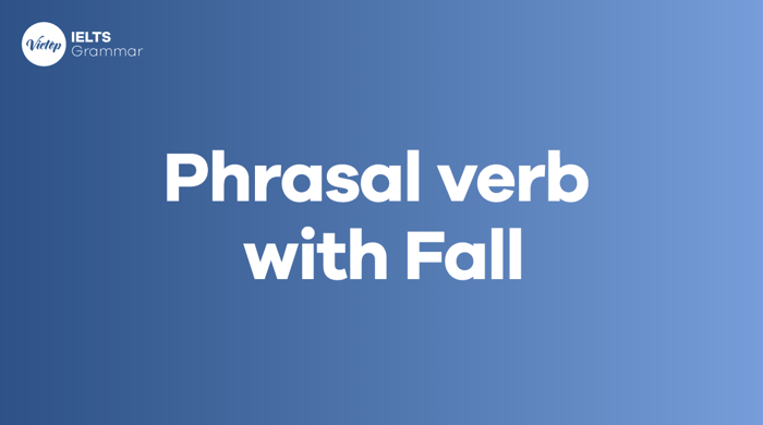 Compilation of 15 common phrasal verbs with Fall in English