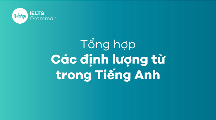 Định lượng từ trong tiếng Anh