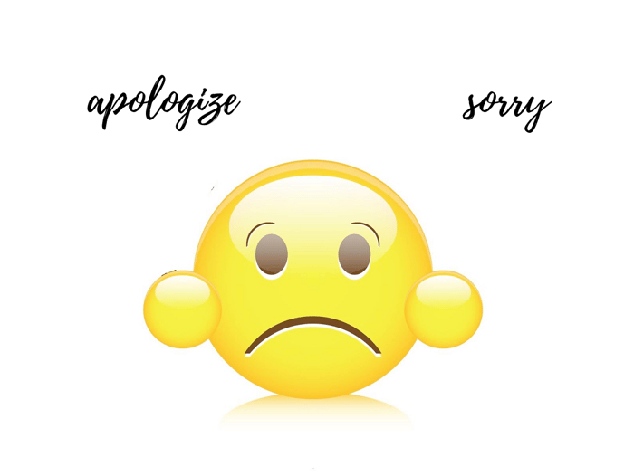 Distinguishing Apologize and Sorry