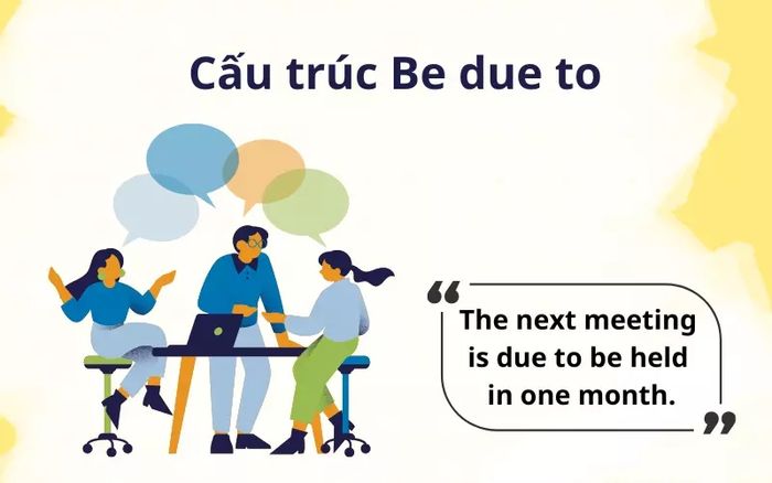 Cấu trúc Be due to trong tiếng Anh