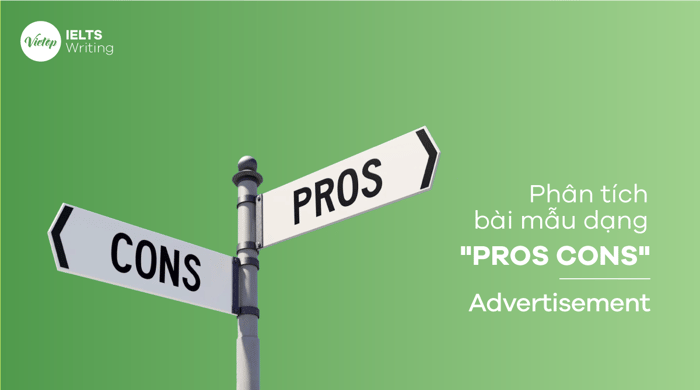 Analyzing a sample pros and cons type - Advertisement