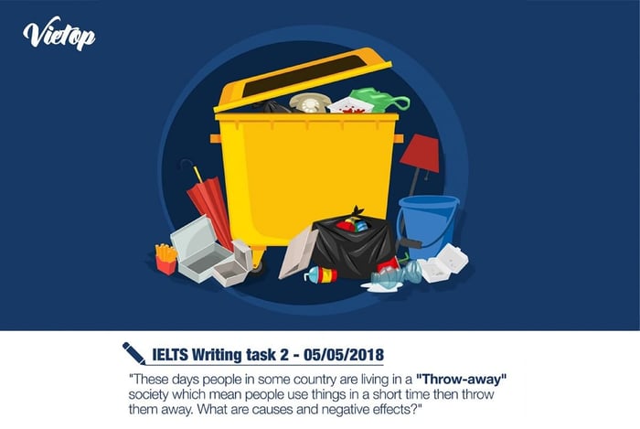 Đề thi viết IELTS Task 2 vào tháng 05/2018