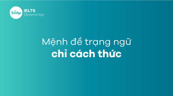 Mệnh đề trạng ngữ