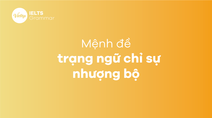 Mệnh đề trạng ngữ