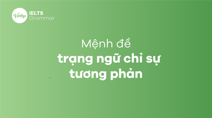 Mệnh đề trạng ngữ