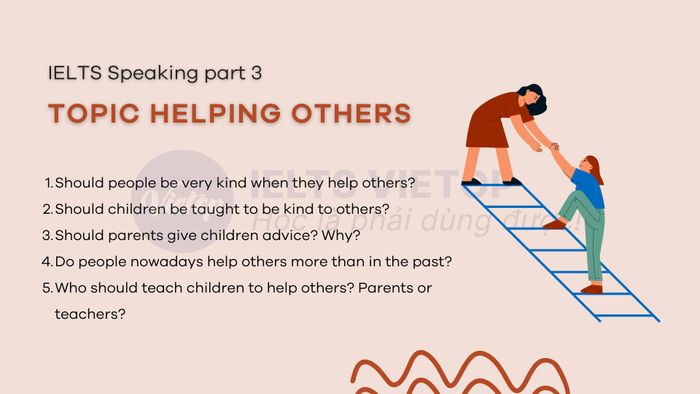 Topic assisting others - IELTS Speaking part 3