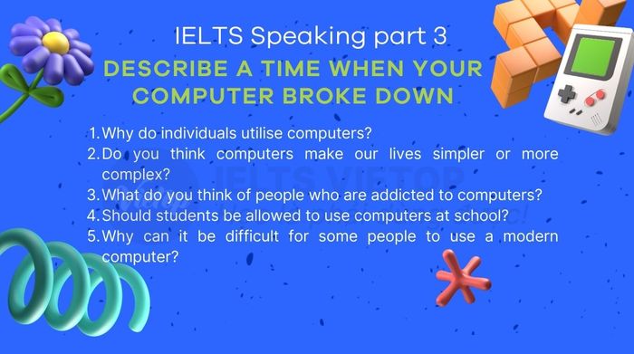 Đề tài máy tính - Phần 3 của IELTS Speaking