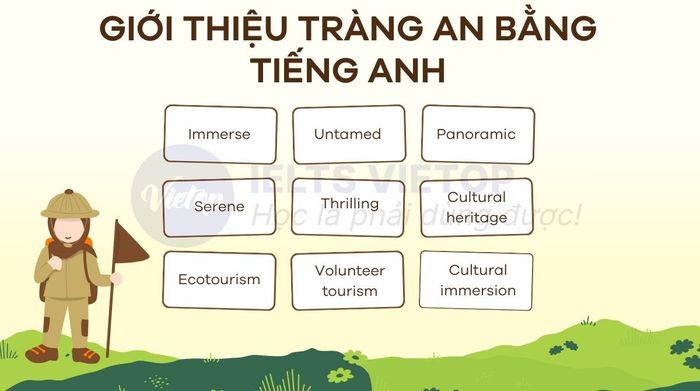 Vocabulary for introducing Trang An in English