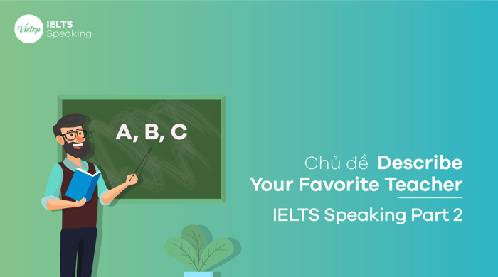 Topic Discuss Your Favorite Teacher - IELTS Speaking Part 2