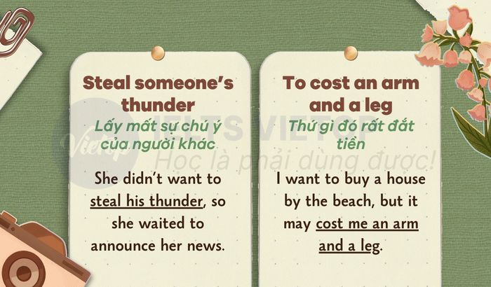 idioms cho phần thi IELTS Speaking 7.0