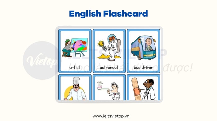 học từ vựng qua flashcard