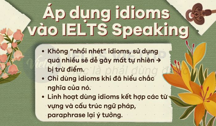 Thành ngữ cho phần thi IELTS Speaking 7.0