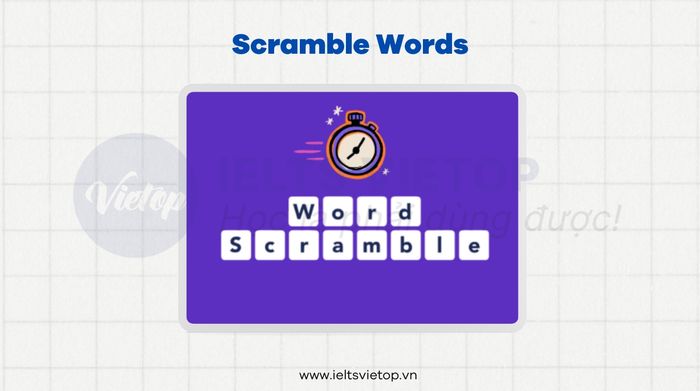 English vocabulary learning game