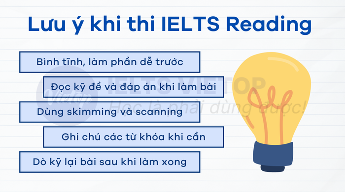 Từ vựng IELTS Reading