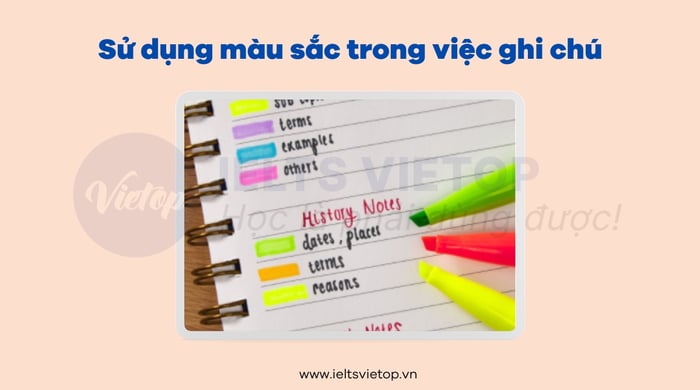 phương pháp ghi chép từ vựng tiếng Anh