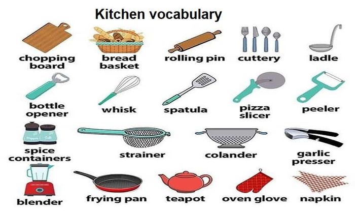 Từ ngữ về nấu nướng trong gia đình