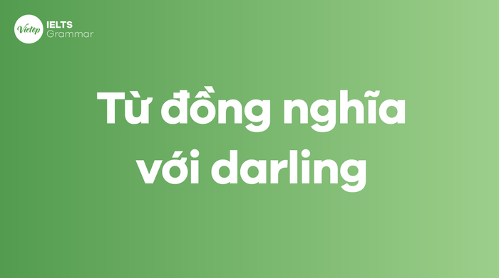 Các từ đồng nghĩa với darling
