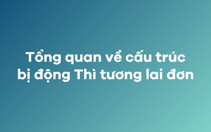 Tổng quan về cấu trúc bị động trong Thì tương lai đơn