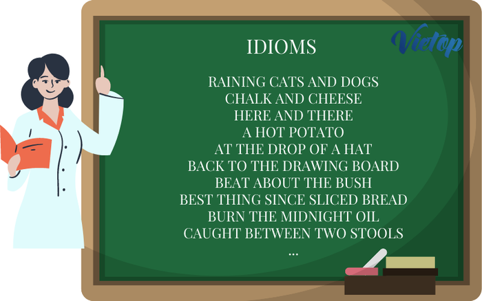 exercises on Idioms for university entrance exams