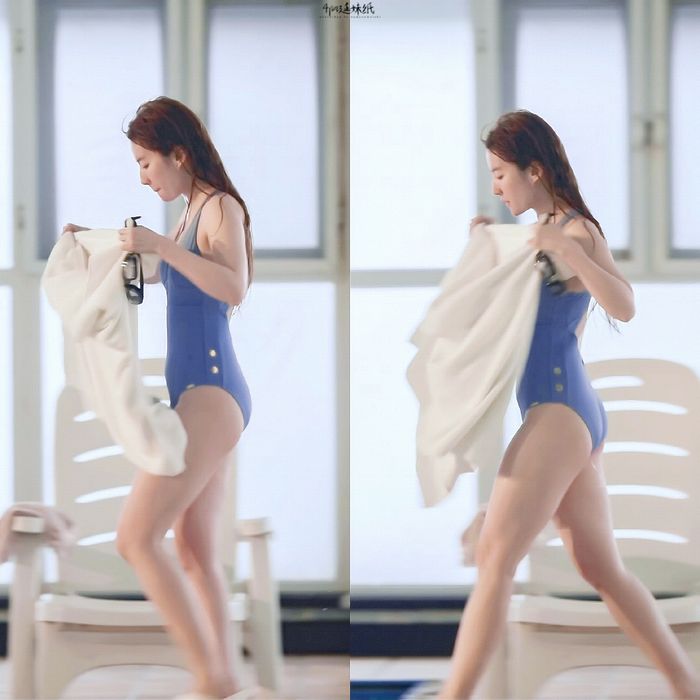 Vóc dáng của Lưu Diệc Phi có một số điểm không hoàn hảo.