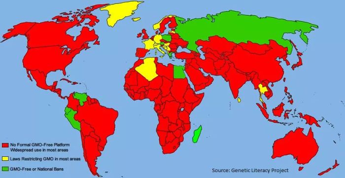 Các Nước Cấm Sử Dụng GMO