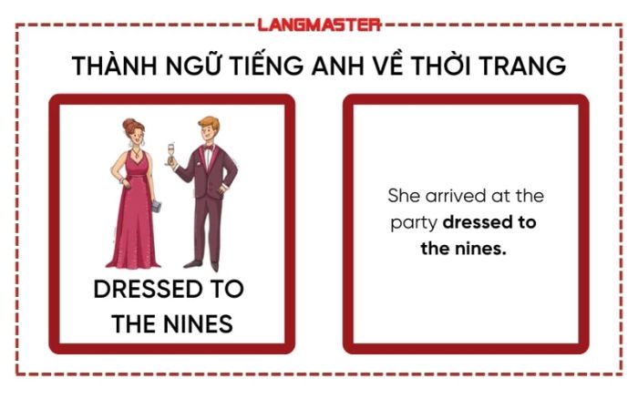 Thành ngữ tiếng Anh về thời trang 