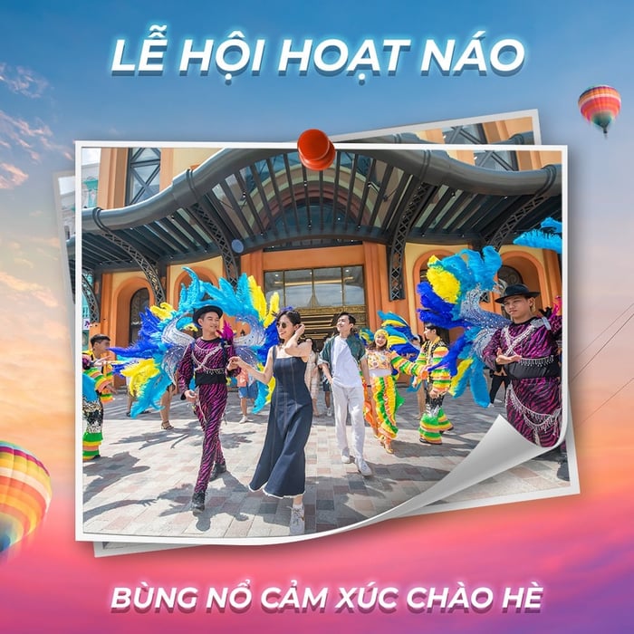 lễ hội sặc sỡ