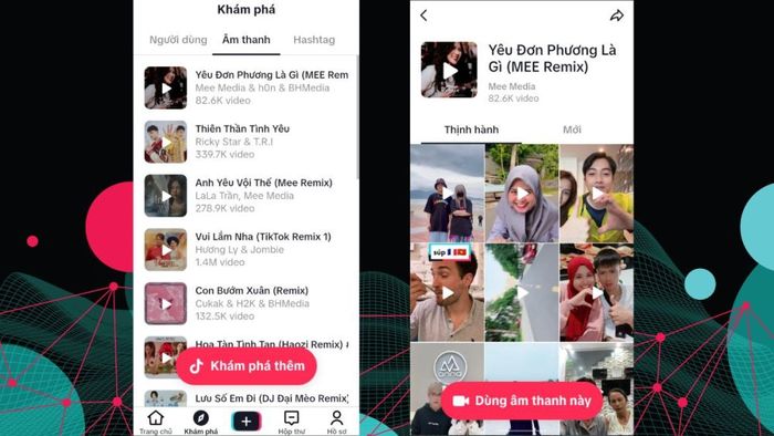 Cách bắt kịp xu hướng video hot trend TikTok bước 2