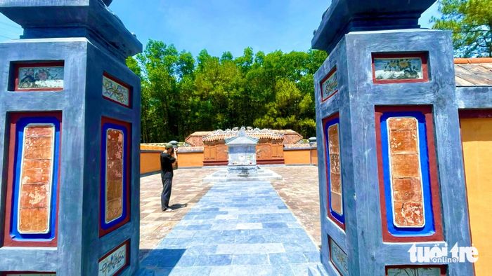 Lăng xương Thọ của Hoàng thái hậu Từ Dụ được xây dựng theo phong cách 'nội quan, ngoại quách'