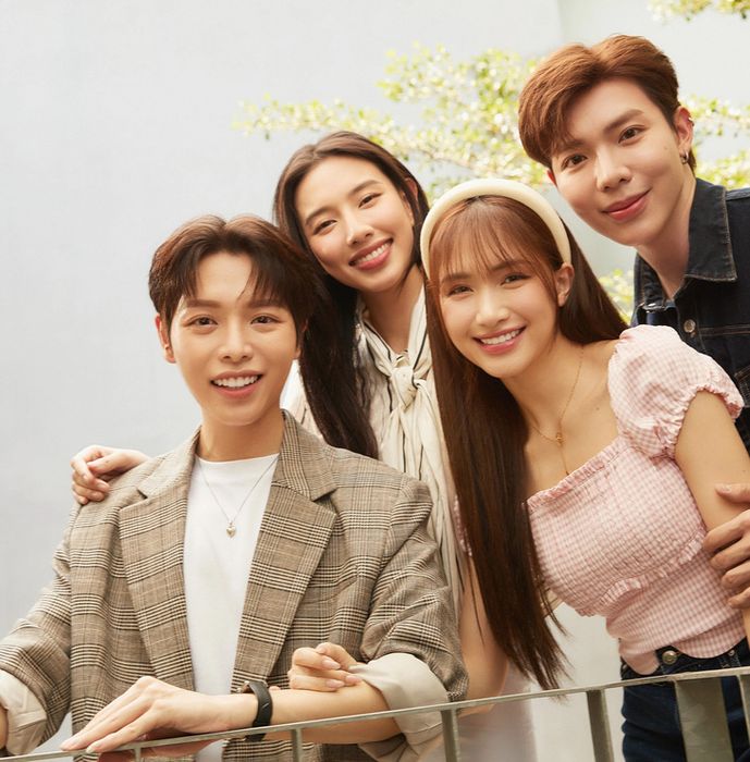 Đức Phúc, Thùy Tiên, Hòa Minzy và Erik tham gia dự án MV mới - Ảnh: NVCC