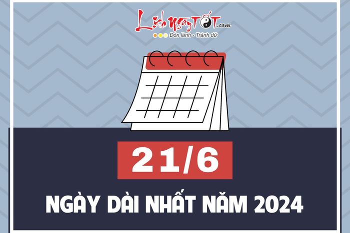 21/6/2024 là ngày dài nhất trong năm 2024