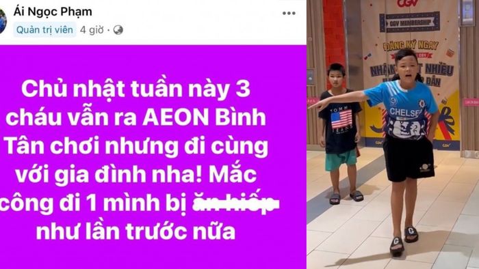 Người cha khiếm thị của ba đứa trẻ văng tục tại Aeon Mall đã chân thành xin lỗi tất cả mọi người