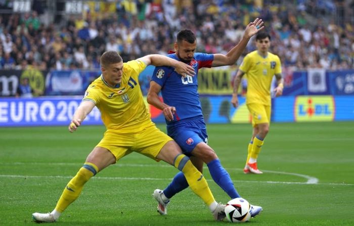 Ukraine giành chiến thắng căng thẳng trước Slovakia, nâng cao cơ hội đi tiếp tại Euro 2024